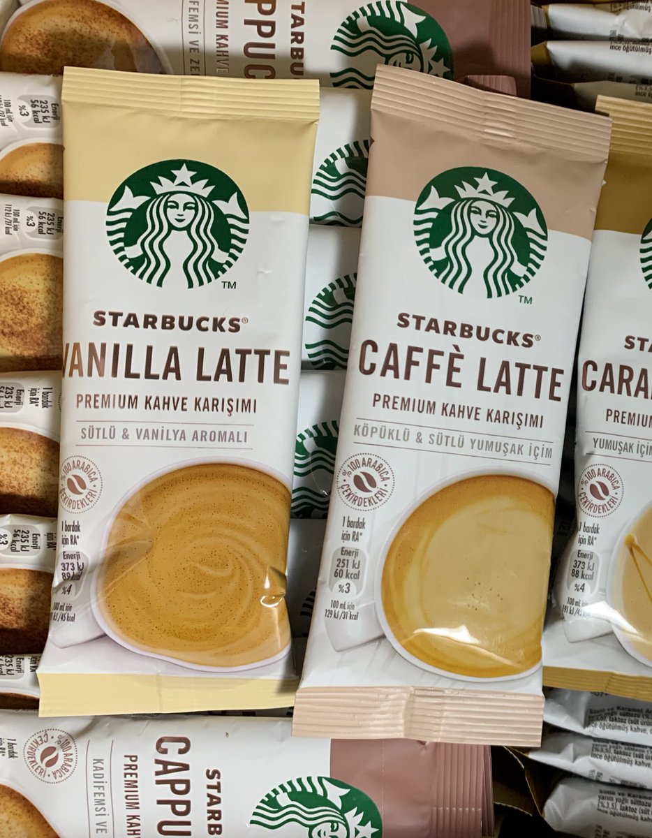 YL_bello's tweet photo. กาแฟสตาร์บั๊ค รูปแบบซอง สะดวก ชงง่าย สามารถซื้อเก็บไว้ชงกินที่บ้านเลยได้นะคะ มีของพร้อมส่ง มีทั้งหมด 4 รสชาติ Vanilla,Caffe,Caramel(ขายดี) และ Cappuccino ซองละ 35 บาท
Instant Starbucks Coffee จากตุรกี
ค่าเดินทาง 40-.ไม่บวกเพิ่ม ไม่มีขั้นต่ำ ซื้อ 10 ซอง แถม1 (เลือกรสได้ค่ะ) https://t.co/rcDGK23jq5