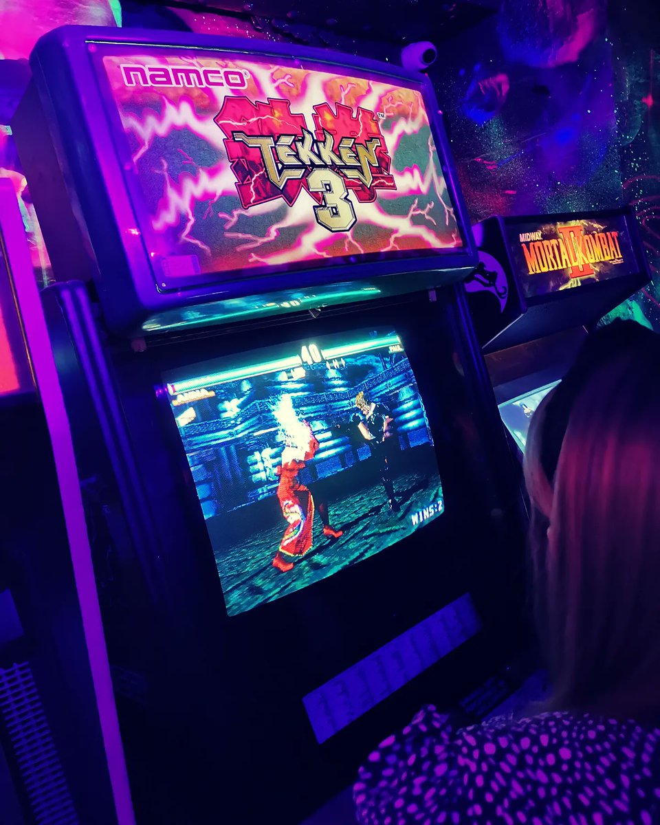 martincpryde's tweet photo. A very fun time with @dvdb21 at the new arcade bar in town @nq64glasgow 🕹️ Good vibes, great cocktails and even better games. My kinda place 💜🙌🏻
#nq64 #nq64glasgow #gamingcafe #gamingbar #arcadegames #retrogames #insertcoins #gamingcocktails #glasgowcitycentre #Glasgow https://t.co/MYLHTDPh7e