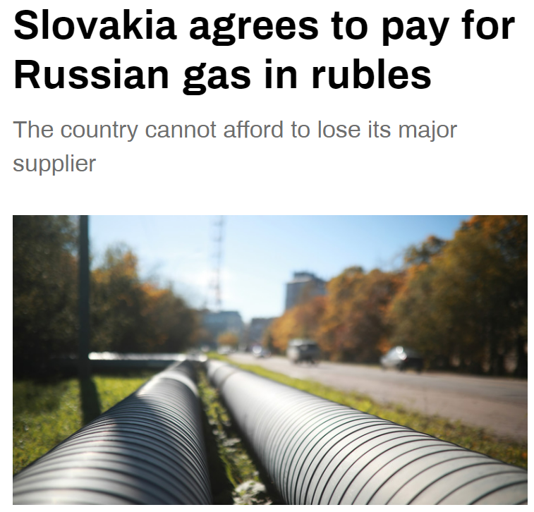 sumnjam's tweet photo. #Slovakia #RublesForGas https://t.co/T089D8hGnc