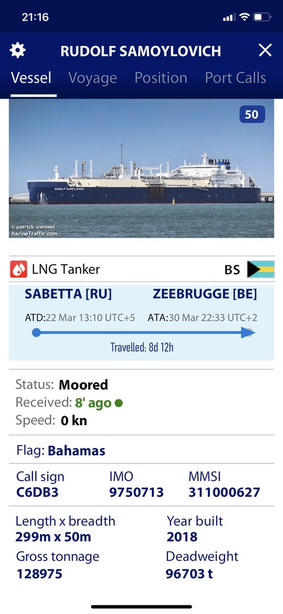YvesDEer's tweet photo. Don’t look away. Stop the madness. Ships deliver Russian gas at Zeebrugge Belgium. Every single day. Ships flying Dutch flags. #Bucha #stopbutcherputin #dontlookaway #closetheports #stopbloodgas #stopbloodoil #marinetraffic https://t.co/Fh2ETjkygx