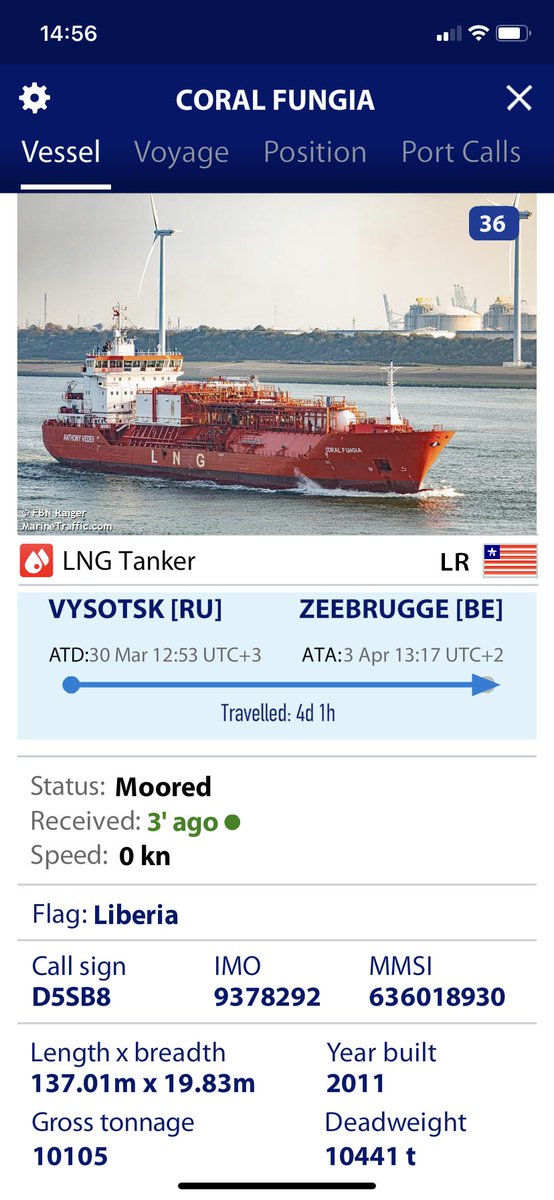 YvesDEer's tweet photo. Don’t look away. Stop the madness. Ships deliver Russian gas at Zeebrugge Belgium. Every single day. Ships flying Dutch flags. #Bucha #stopbutcherputin #dontlookaway #closetheports #stopbloodgas #stopbloodoil #marinetraffic https://t.co/Fh2ETjkygx