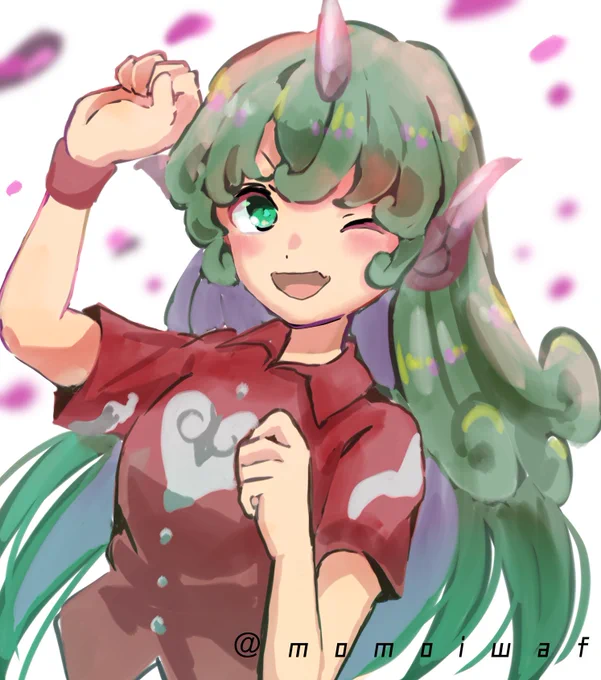 #深夜の真剣お絵描き60分一本勝負高麗野あうん 
