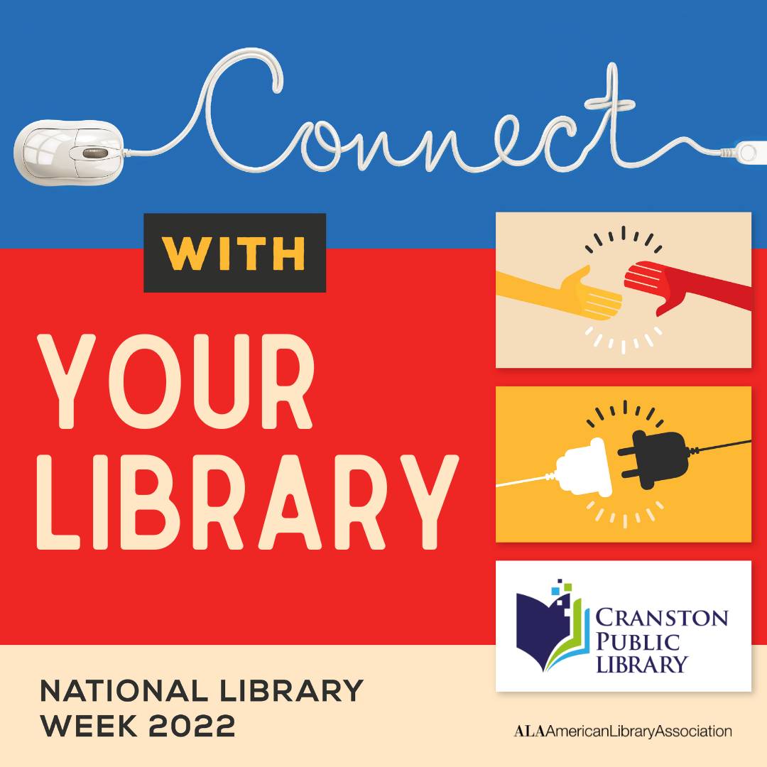 Happy National Library Week! This year's theme is "Connect with Your Library". Libraries offer a place to get connected to technology, computers, and other resources. How do you connect with your library? 

#NationalLibraryWeek