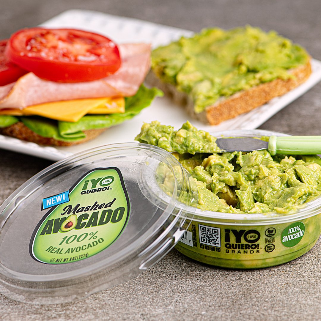 YoQuieroBrands's tweet photo. ๐ Sometimes less can be more, which is why our Mashed Avocado is so delicious. ๐ฅ Made with 100% real Hass avocados that are always ripe and ready to eat, our Mashed Avocado is less fuss and more flavor. #avocado #mashedavocado #goodfats #realfood https://t.co/HSwQgmRRqR