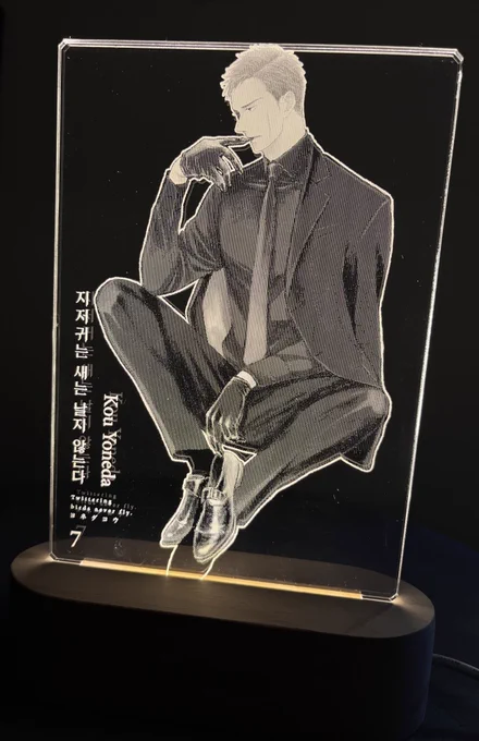 韓国の2021BLアワードノミネート記念にRIDIBOOKSさんからムードランプをいただきました💡
ありがとうございます。
電気消して撮ってみました📸 