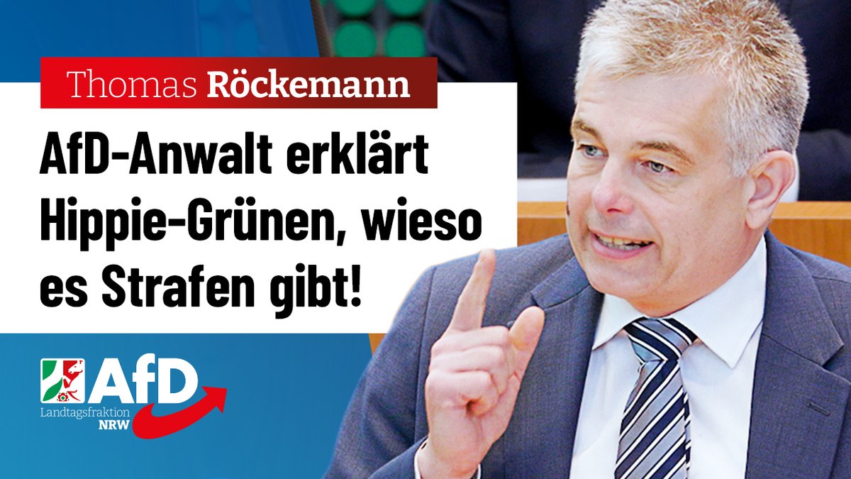 Warum sind Strafen sinnvoll und wieso müssen sie nicht immer milder werden, wie Grüne es wollen? Warum ist das sogar ein fataler Fehler?
#AfD #LtNRW

🎬 Anwalt <a href="/thomasroecke/">Thomas Röckemann</a> erklärt es den Grünen: bit.ly/3IYKBcL