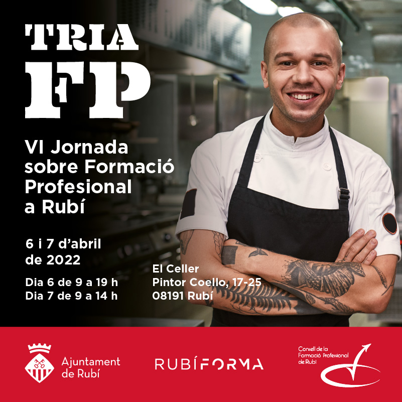 RubiForma's tweet photo. 🎊Arriba la VI edició de la Jornada Anual sobre Formació Professional.
📆 6 i 7 d'abril
🗺️ El Celler de Rubí
📜C onsulta el programa: https://t.co/YwKSCN6W8T
@AjRubi #rubiciy #TriaFP https://t.co/GpwmXHD7oR