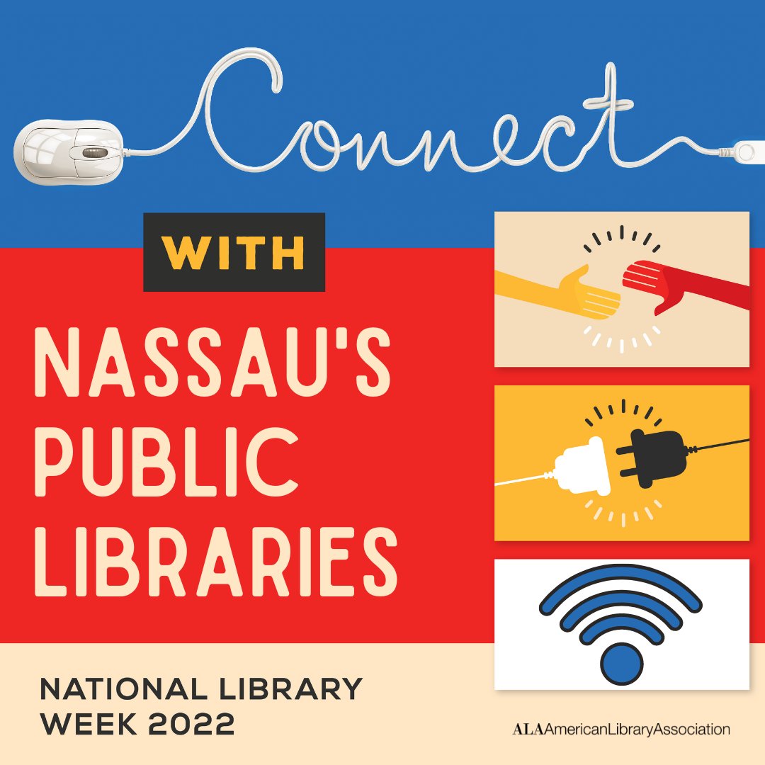 Connect with your library during National Library Week to see all they have to offer.
#NationalLibraryWeek #LibrariesTransform #NassauLibraries