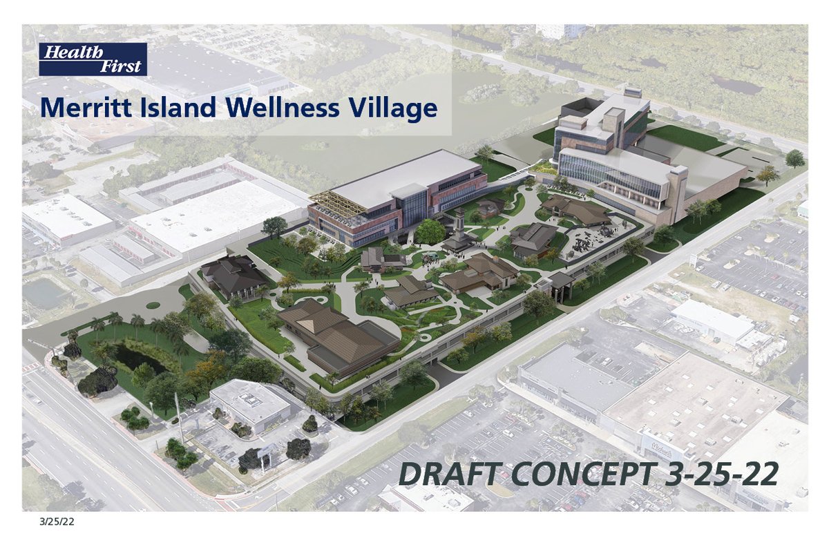 Health_First's tweet photo. Take a peek at what’s to come for our Merritt Island Wellness Village!

This unique wellness destination will offer community meeting spaces, walking trails, healthy dining options and our modern healthcare facilities. To learn more, visit https://t.co/J3RIb5tK5O https://t.co/rLxKrmoINt