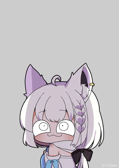 温かい目
 #絵フブキ 