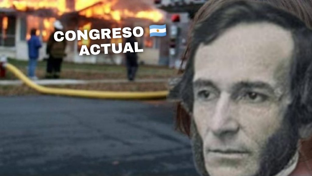 JBauti_Alberdi's tweet photo. Cuando escribiste las bases de la Constitución y te das cuenta el lío que armaste. https://t.co/NkZnX9QqTn
