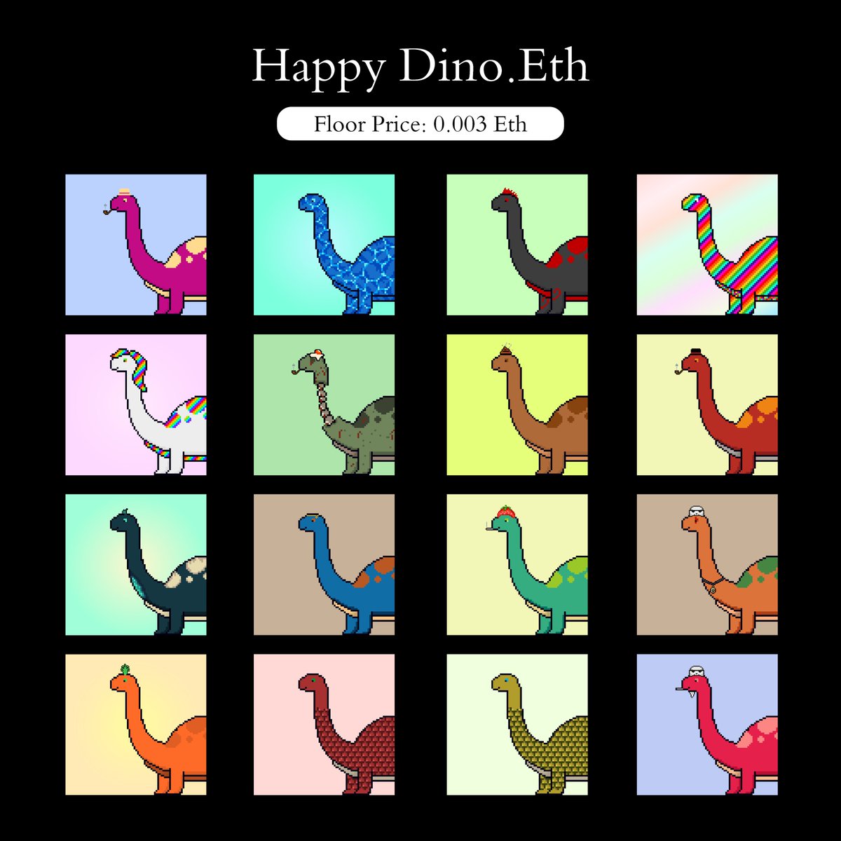 🎉Dino Sales Update (28.03.2022)🎉

❤️Sold: 135 / 180
❤️Gifted: 20+
❤️Owners: 83
❤️F.Price: 0.003 Eth
❤️V.Trade: 0.38 Eth

Special Offer: Purchase 2 Dinos get 1 as a Gift🥳

Big Thanks to <a href="/henry_nuetron/">henry</a> : 13 Buys🥳

Thank you🥰

#NFT #NFTs #NFTCommunity #NFTartist