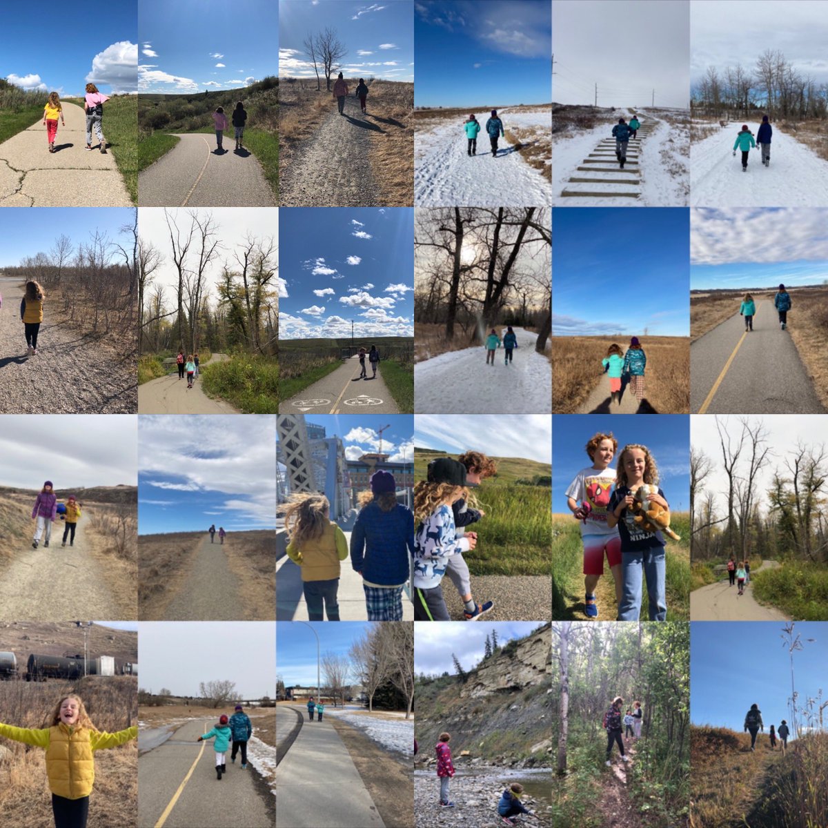 gobstopperX's tweet photo. All year, every weekend, skipping the malls, skipping the arenas. Going for a walk in this beautiful part of the world. #Noschedule #yyc https://t.co/6ez1pC5sdQ