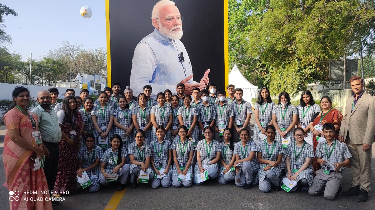 #ParikshaPeCharcha2022 PM <a href="/narendramodi/">Narendra Modi</a> Ji refers to #gender equality, responsible use of technology, #NEP202, outcome-based learning, and Competition for good, growth and advancement, amazing lessons.
<a href="/dpradhanbjp/">Dharmendra Pradhan</a> <a href="/EduMinOfIndia/">Ministry of Education</a> <a href="/cbseindia29/">CBSE HQ</a> #SDGs <a href="/unescobangkok/">UNESCO Bangkok 🏛️ #Education #Sciences #Culture</a>