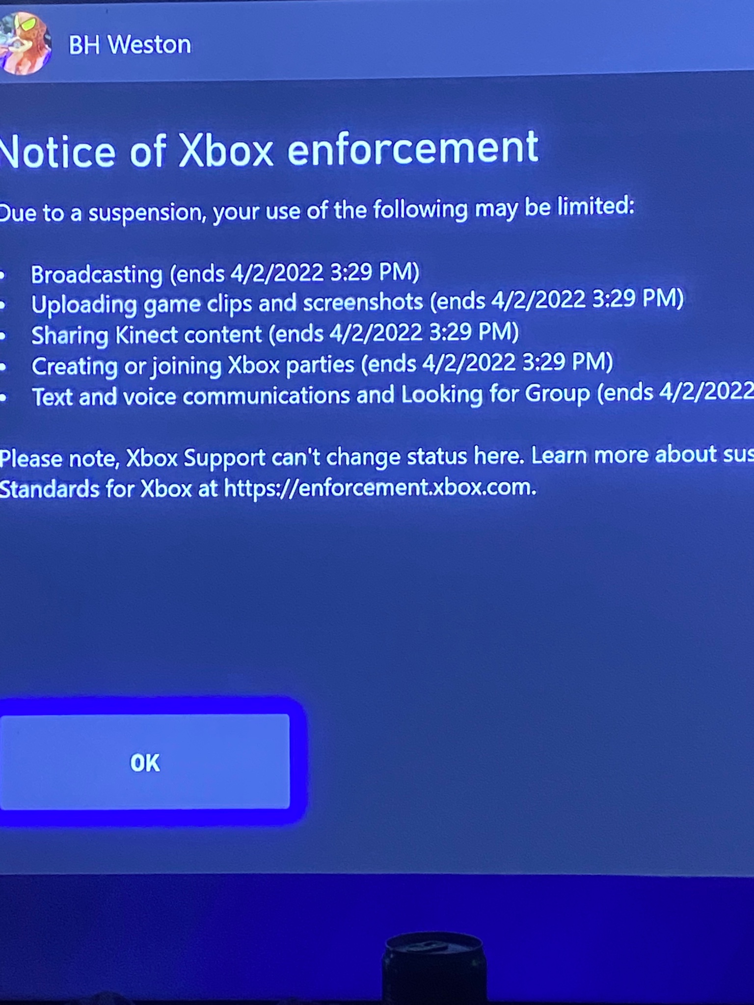 Xbox Support on Twitter "F3arXg Hello There, Please follow our