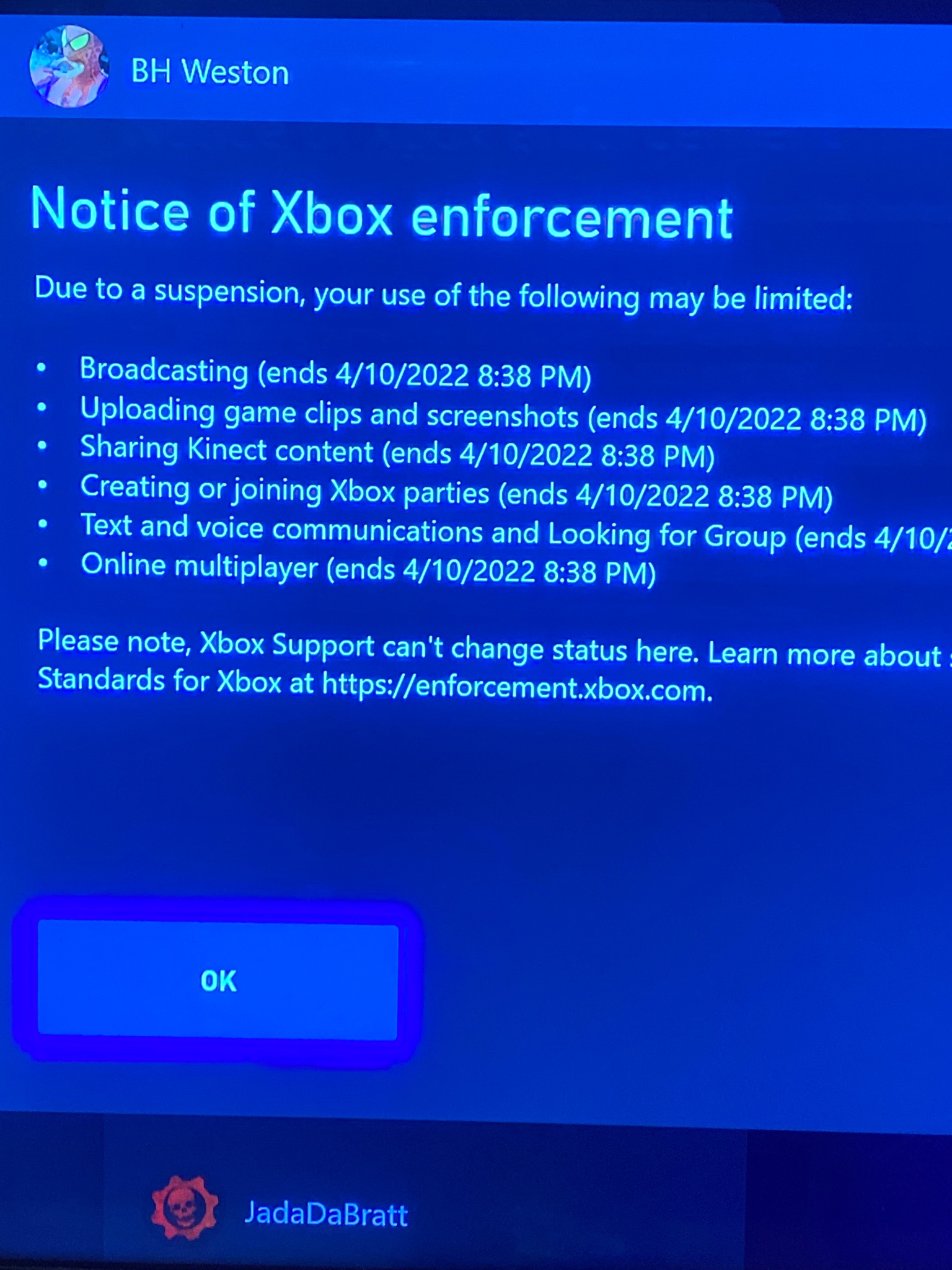 Xbox Support on Twitter "F3arXg Hello There, Please follow our