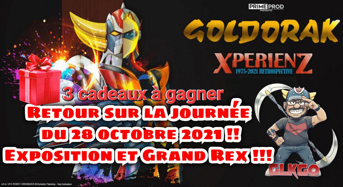 GlkGo's tweet photo. Nouvelle vidéo disponible ^^.
https://t.co/bsyRctYrmT
#Paris #grandrex #primeprod #goldorak #goldorakxperienz https://t.co/Acq60GEefX