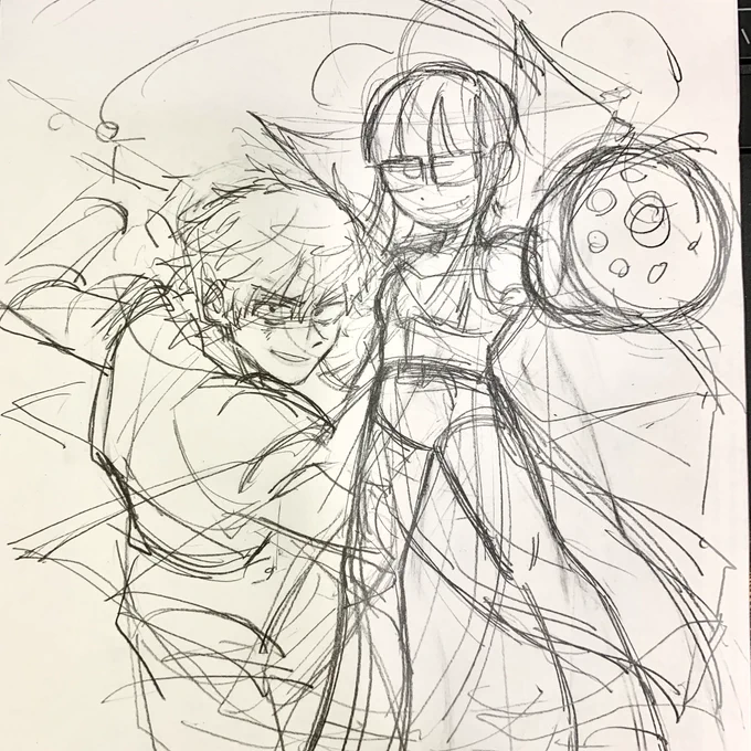 なんか、3でもこの敵時代のこいつらと戦いたい(擬人化) みたいな絵を描きかけて終わっている 