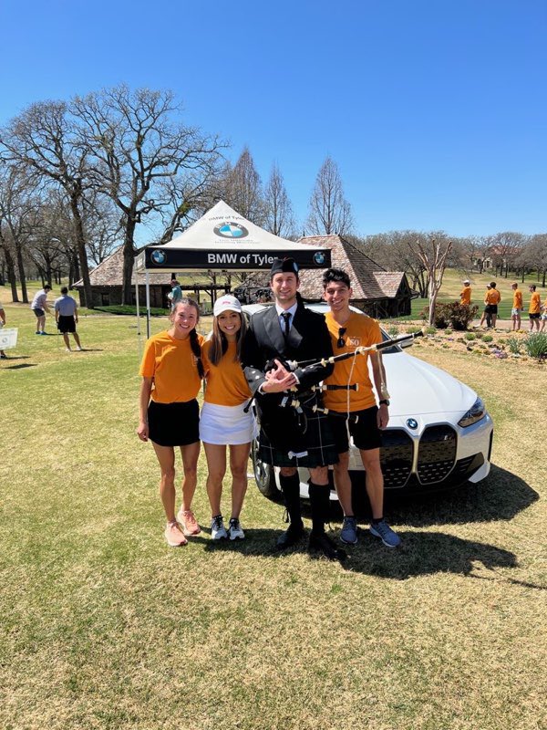 CharlieBollom's tweet photo. We had the privilege of sponsoring the @UTTyler BMW Patriot’s Classic to support graduate students with tuition. Great weather, great event supporting a great cause! #cloudingenuity @IngenuityCloud https://t.co/fuTj5SGtur