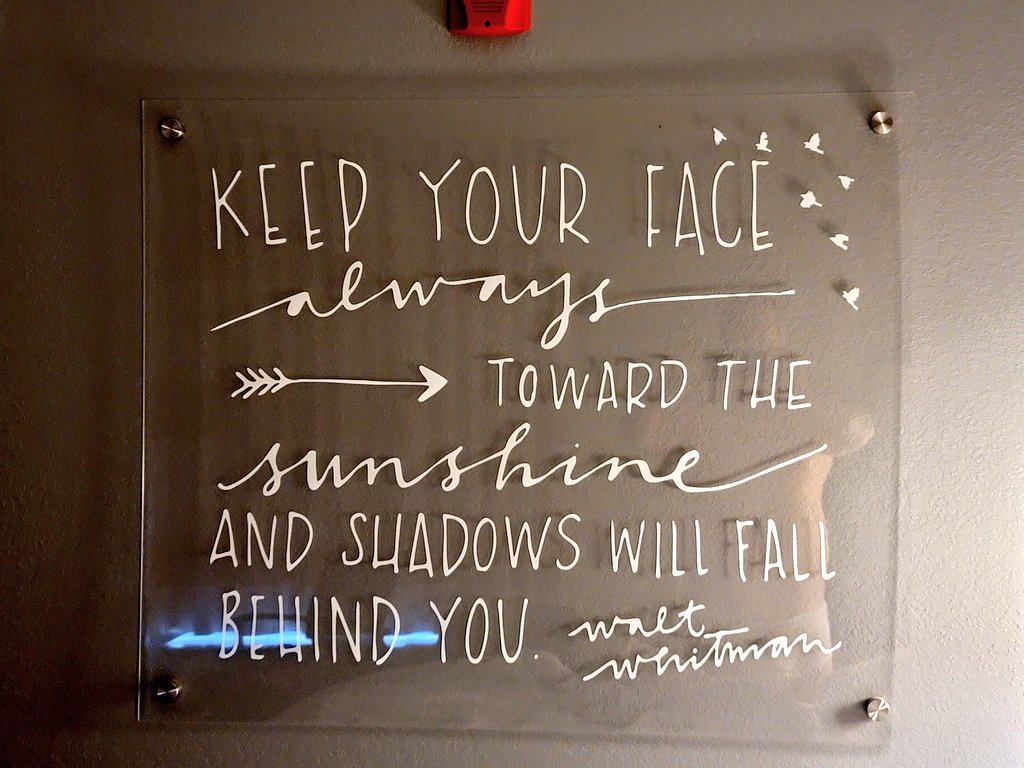 turfmonkeyboy's tweet photo. Kind of a trying 24hrs: setup for big AM event @LBKCR, drove thru torrential rain w/horse in tow, dropped 2 Benjies for fuel, Nova got motorboated, hotel was active all night. Then woke up to this quote from Walt on wall in hotel room. Instant #joyhack #house$ Next stop Aiken SC https://t.co/y4NtpOm82o