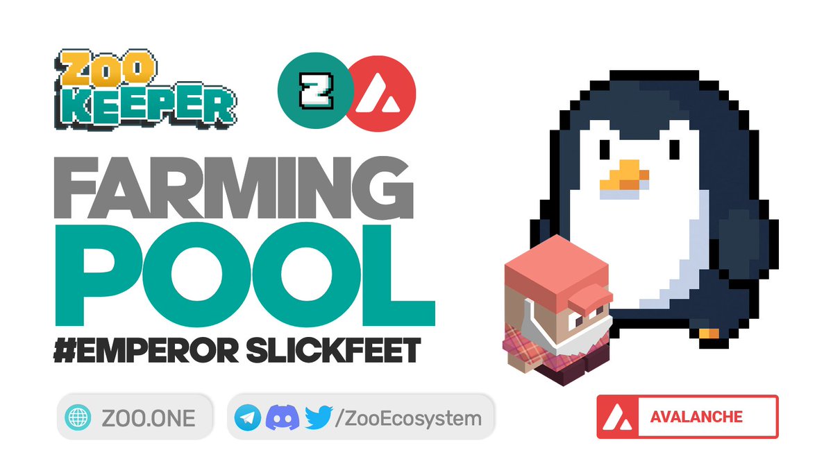 Provide liquidity ($ZOO/$AVAX) on @traderjoe_xyz starting NOW 

🌐 traderjoexyz.com/pool/0x1B88D7a…

🔺 How to bridge your $ZOO to the #AVALANCHE network 👉 
blog.zoo.one/9b8e6f60ed9c

⏳ Farming $ZOO tokens starts April 13th on ZooKeeper.finance/zoo