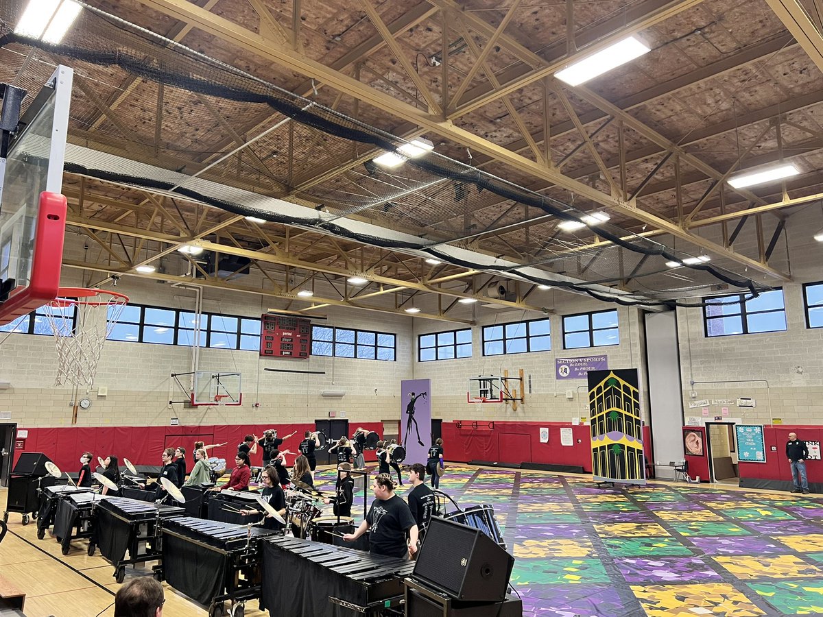 It’s NYS Championship Day!!! Up early and practicing before <a href="/HiltonDrumline/">Hilton High School Percussion</a> heads down the Thruway to OCC!