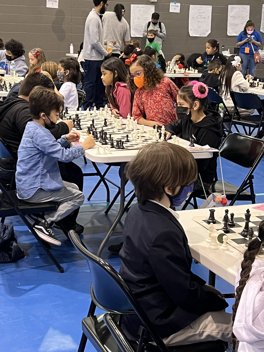 Gperalta's tweet photo. @BethuneBulls @dallasschools Samantha had a great time at the DISD Chess Tournament! Thank you Mr. Reyna for sharing your love of chess with the students at Bethune! Girl had a win and a draw and a silver medal to boot! #disdstudentactivities #RiseUp https://t.co/RNSMa561QK