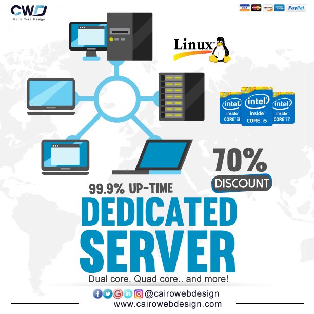 cairowebdesign's tweet image. &quot;
CWD gives SSH and Full Root access to each #dedicated_server Starting at $55.00/mo. #Discounts @:
lnkd.in/ggMjrV48
___
#Professionalservices
#Financialservices
#newyork
#UnitedStates