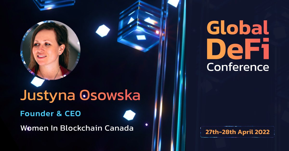 WomanBlockchain's tweet photo. Excited to speak the the Global #DeFi conference.
👇👇👇
Use JO50 - for 50% off tickets!

See you there!
https://t.co/TojGAX0NhP