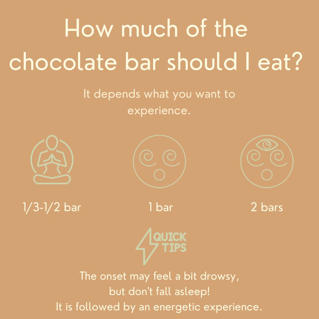 STARBARholistic's tweet photo. Starbar chocolate is thee best! Here’s a dosage tip! 🍫
#trippy #chocolate #magicchocolate #magic #chocolate #mushroom #psychedelics #trippy #mushlove https://t.co/v3HijSgGKd