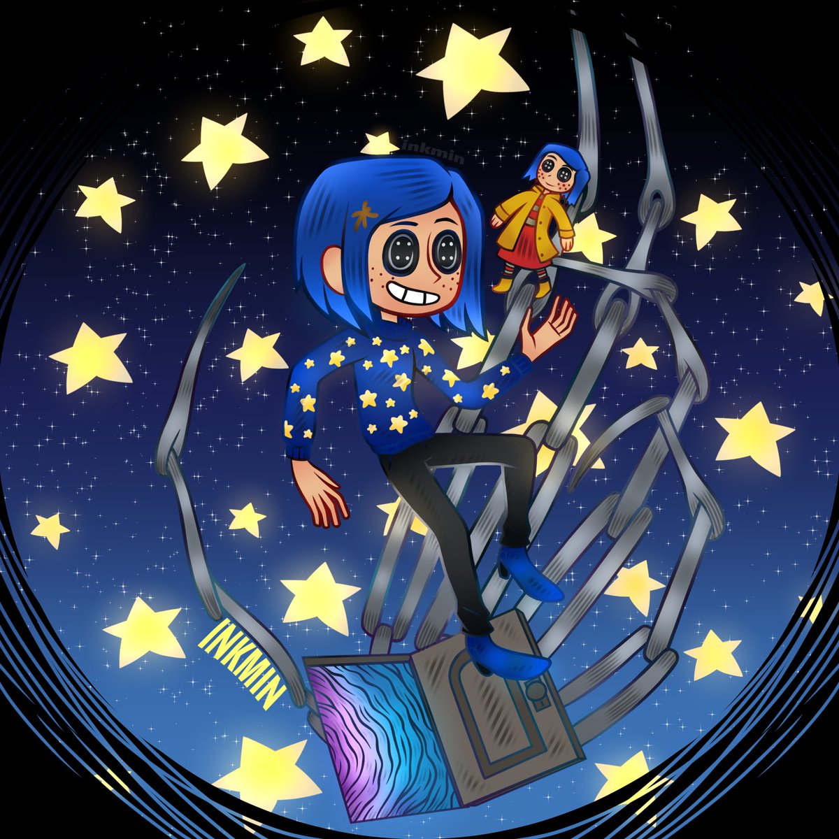 Inkmin_'s tweet photo. Heres some fan art I did for coraline not that long ago, let me know what you all think
.
#art #digitalart #ArtistOnTwitter #coraline #coralinefanart #coralineart #otherfather https://t.co/0Gz3q894SA
