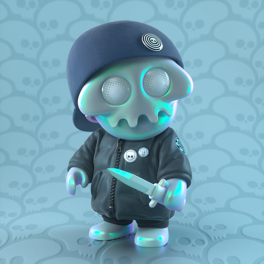 Fergbag's tweet photo. OOOooo.. here's a Jack specimen with a rare pearlescent material. The flair he's rocking will be available to hodlers btw..
#dripengine #squadts #rarematerials
@squadts_com
RT for fun! https://t.co/BsZBI1AgOR