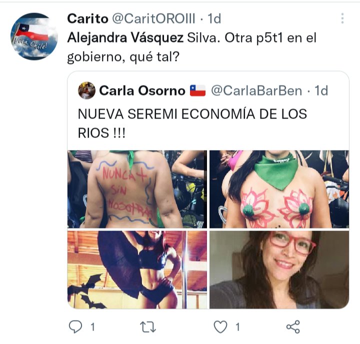 carilemu's tweet photo. Encuentro de 1 misoginia y sexofóbia enorme lo q están haciendo algunas personas q de seguro viven sus vidas c/ un nivel de violencia importante como para hacer este tipo de comentarios. Esto sólo lo hacen xq es mujer y ya no hay contexto para este tipo de violencia #valdiviacl https://t.co/DRmKJ4INXf