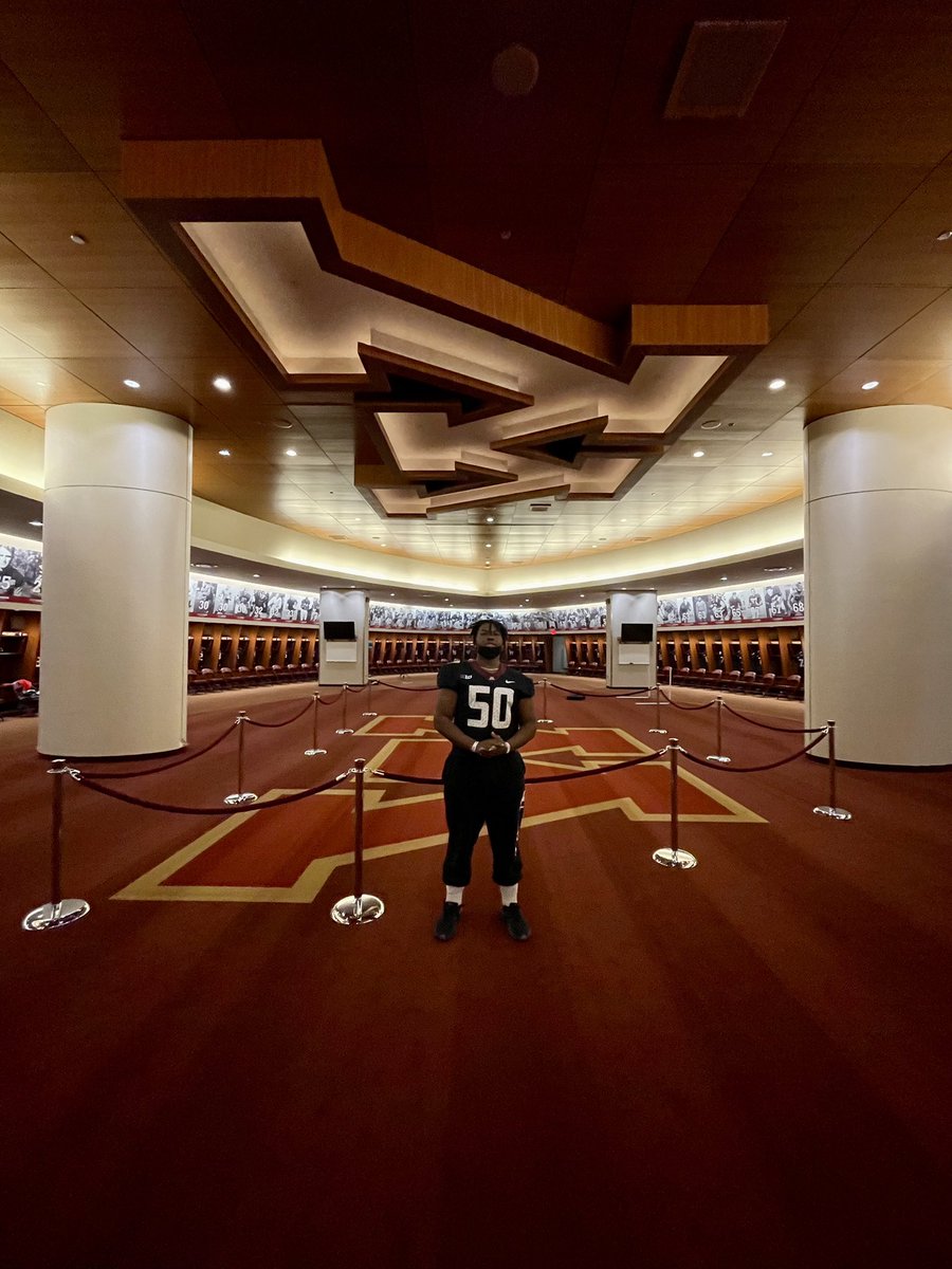 BigMTG50's tweet photo. Third stop @GopherFootball Thanks for the hospitality and an amazing stadium. Thank you Head Strength &amp; Conditioning Coach Dan Nichol and @KramerCook https://t.co/Kru6IFf2r4