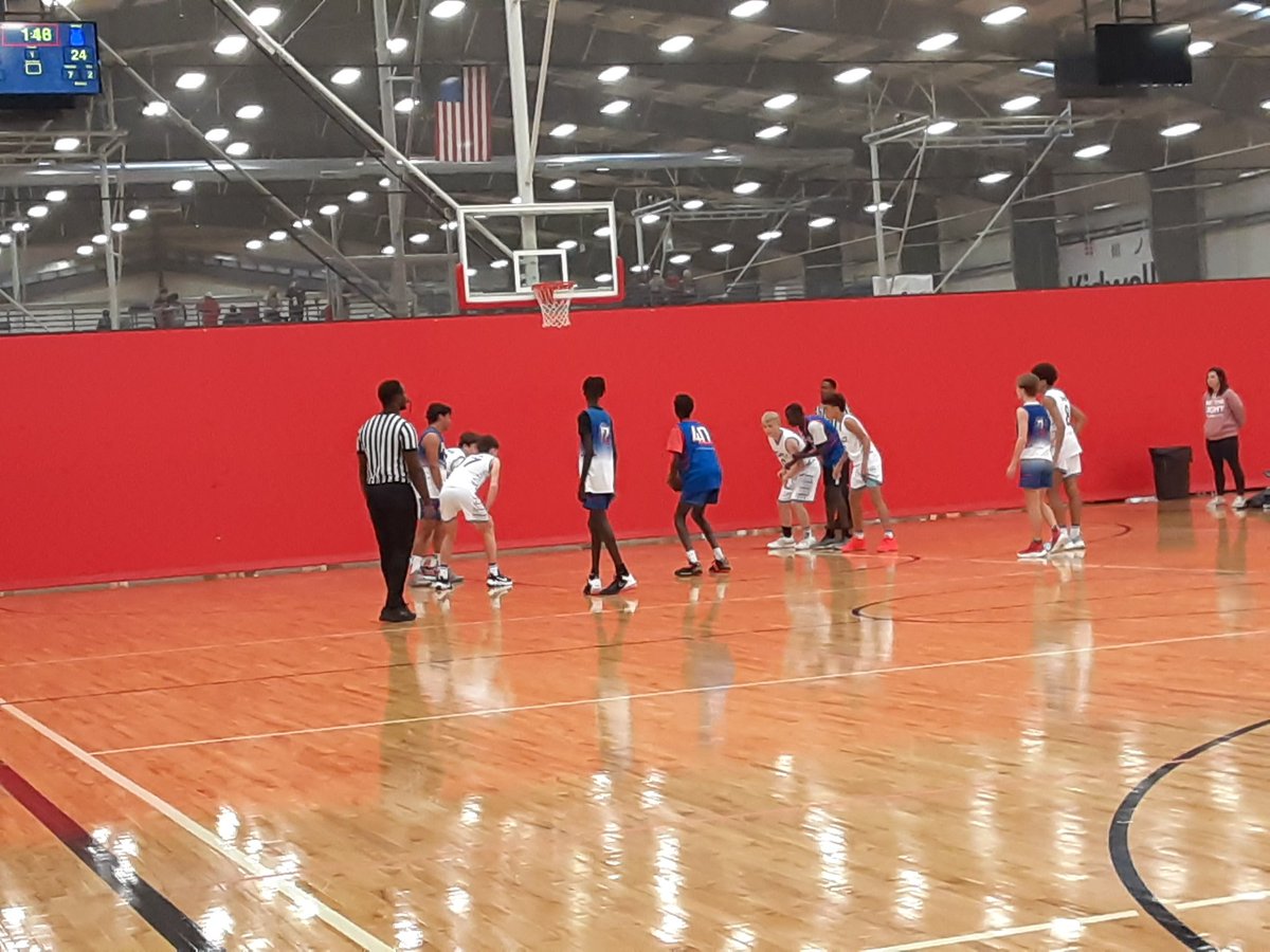 14U: BBA Force vs Missouri Legacy has been a great game in the first half, exchanging one lead for another. At half-time, BBA Force lead 27-26. 

<a href="/TheForceBball/">The Force Basketball</a> <a href="/molegacybb/">MO Legacy Basketball</a>
#NXTPRO
