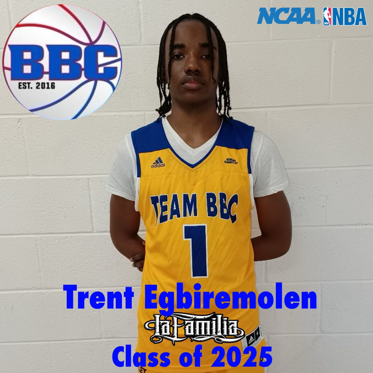 TheTeamBBC's tweet photo. Join Us to Wish Happy Birthday today to return member of the Team BBC Family: Trent Egbiremolen member of our 15U team #Lafamilia…#NBA1stRd #NBAAllRookie #McDonaldsAllAmerican #USAB #CAAPOY #SECPOY #AllA10 #AllBigSouth #AllMEACRookie #AllPatriotLeagueRookie

#EmbraceTheGrind https://t.co/OFjoqun0wO