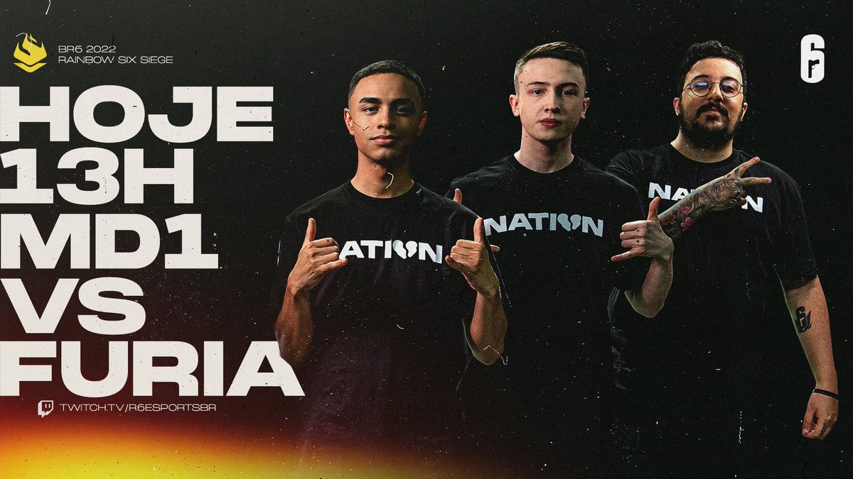 legacyggbr's tweet photo. Bora de domingou com #BR6? Vamos em busca do 2-0 na semana❤️🔥
🆚@FURIA
🕐13:00 BRT 🇧🇷
📺https://t.co/1WpSqaLyp0
Quero ver o #VamoNacao lá inflamado lá no chat da transmissão🔥
#nacaozerozero https://t.co/wwDwCsrVlU