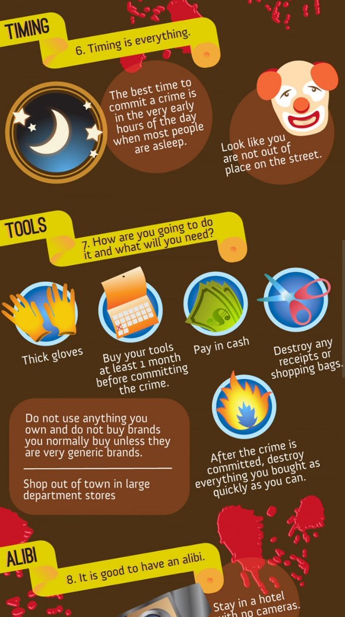 hafilova's tweet photo. Siapa tahu ada yang butuh...

Ini adalah 10 tips untuk menutupi jejak pembunuhan. https://t.co/LvTtIO6ul8