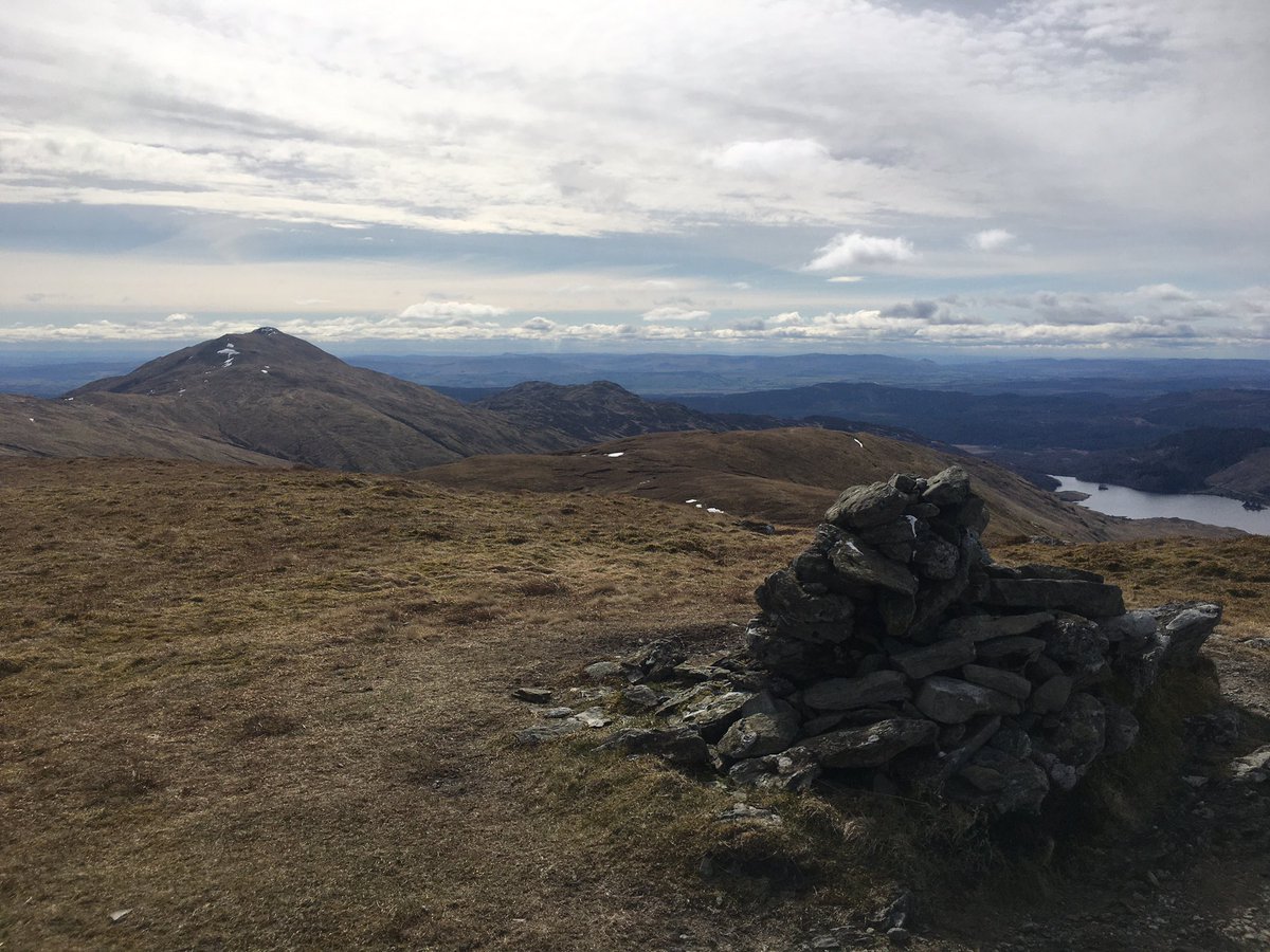 Bonxie67's tweet photo. Headed out early to walk up the #Corbett of #BenVane. Steep ascent in places but the reward was stunning views in all directions https://t.co/PbDDNwQqEs