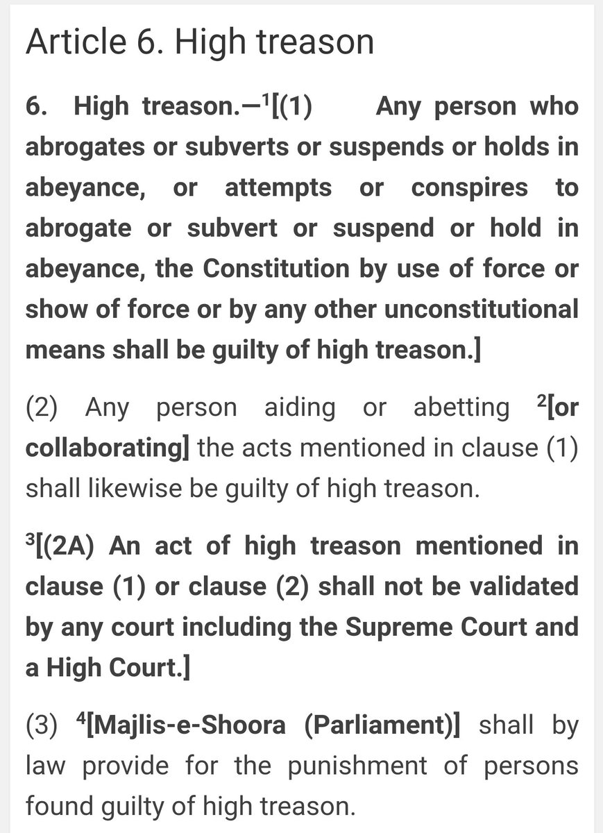 TeamSyedHussain's tweet photo. 1- You have abrogated constitution so you must be charged under High Treason

2- After No confidence motion resolution was presented against you, you can’t ask President to dissolve the assemblies.
3- You are no longer PM as 198 MNAs told their verdict against you in NA. https://t.co/ykaM5Sufm7