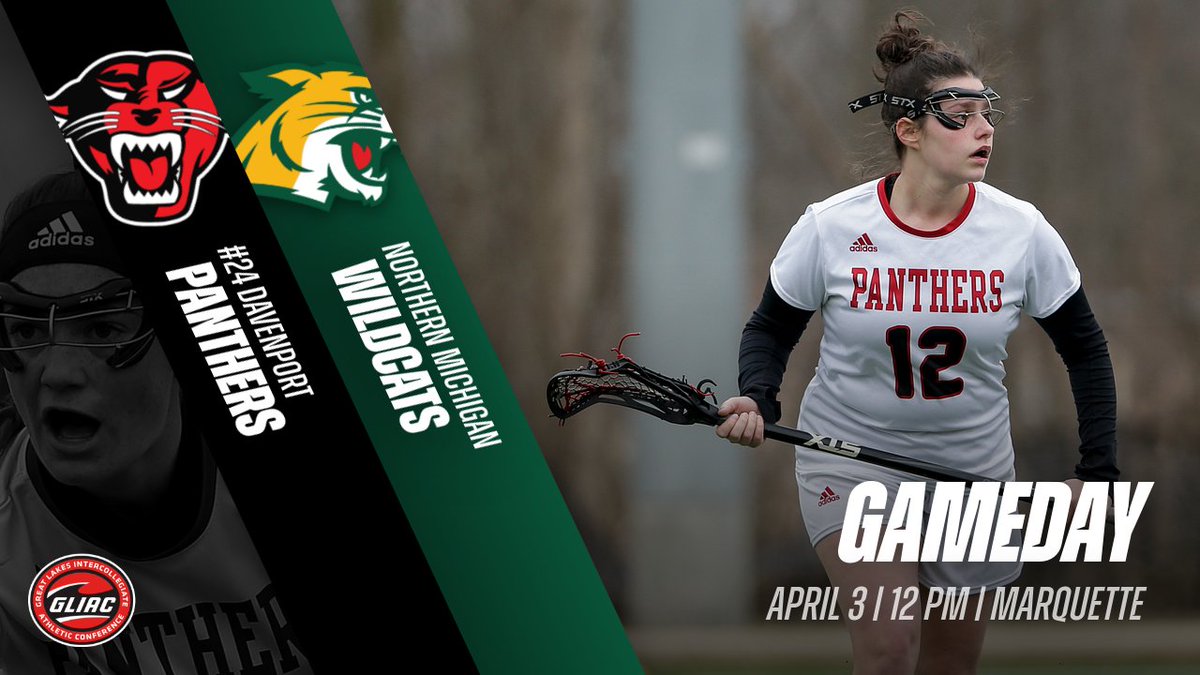 Women's Lacrosse Gameday

The #24 <a href="/DU_WLacrosse/">Davenport Women's Lacrosse</a> team will look to get back to its winning ways today with a 12 p.m. GLIAC showdown at Northern Michigan!

📺: portal.stretchinternet.com/nmu
📊: nmuwildcats.com/sidearmstats/w…

#DUWork