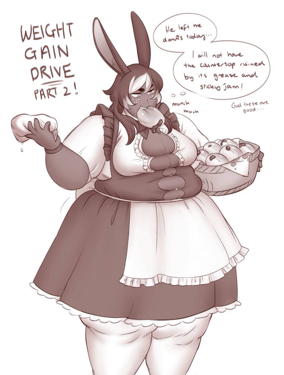 chumb0ii's tweet photo. bunny boy weight gain drive part 2!!
i think lucien has been making good work of the treats left out for him 😳

previous weight 125 lb 
+ 304 lb 
new weight =✨ 429 lb ✨

❤️ = 0.2 lb
🔁 = 0.5 lb
🗨️ = 1 lb https://t.co/CIAkNEcwuj