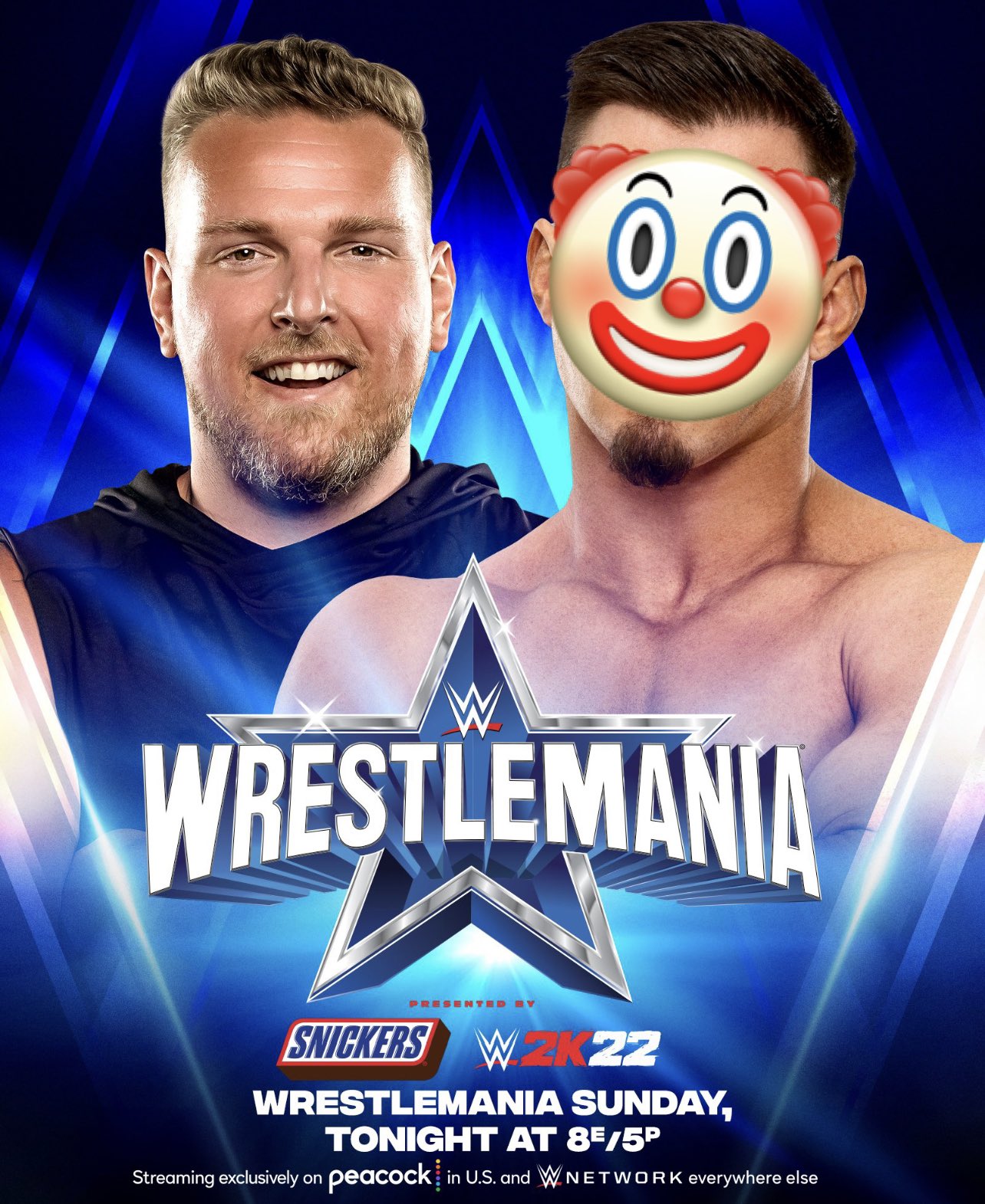 WrestleMania Pat McAfee on Twitter: &ldquo;Tonight… We beat this clahn’s ass