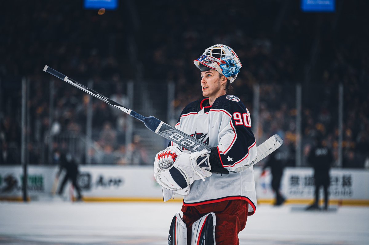 GHaferman's tweet photo. .@Merzly30 in Boston #CBJvsBOS #cbj https://t.co/caWE6AB5c1