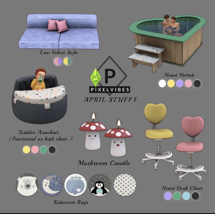 PixelVibes on X: Toddler Stuff -  #Sims4Cc #sims4  #ts4 #TS4CC #sims4growingtogether #TheSims4  / X