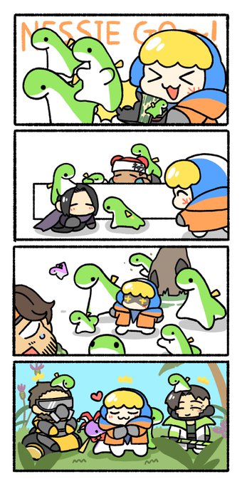 ネッシー の たいぐん が あらわれた !!
#APEX
#APEXイラスト 