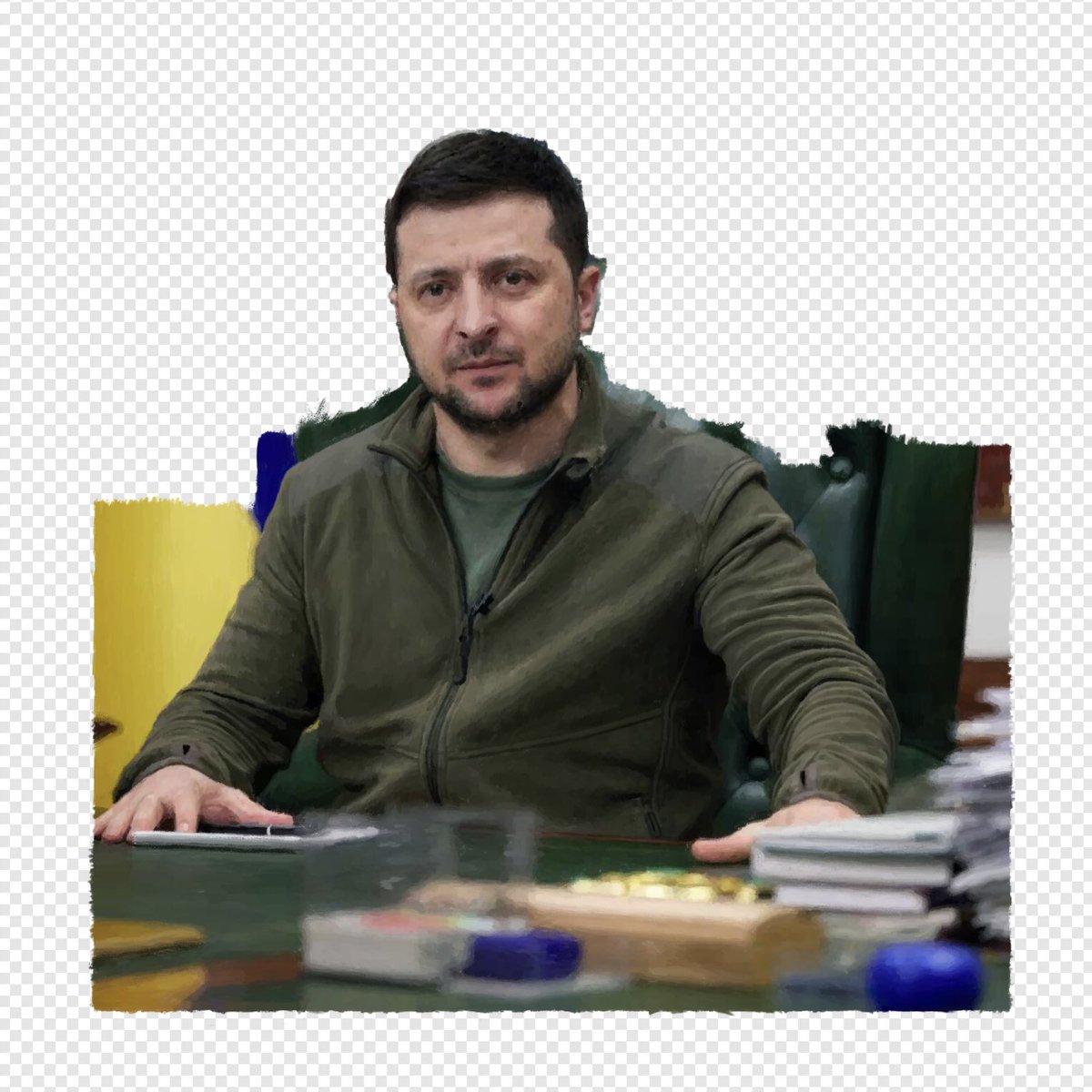 Update for #NFT №1
The stamp artwork with president Zelensky on it takes another great leap forward. The bottom side is now complete, soon on opensea.
#NFTStampArt #NFTSA1 #NFTCommunity #NFTCollection