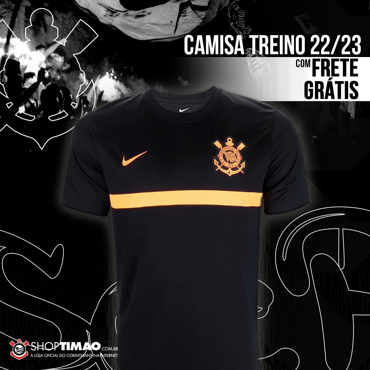 camisa de treino do corinthians 2018