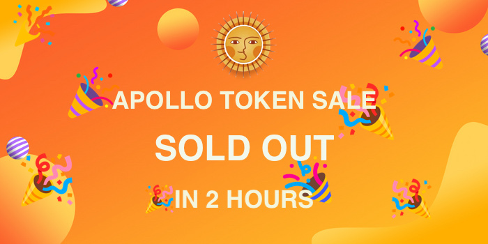 🔥🔥 APOLLO TOKEN SALE SOLD OUT IN 2 HOURS!! 🚀🚀
<a href="/MetisDAO/">Metis</a> <a href="/tethysfinance/">Tethys Finance</a> #Metis #TITANOfork #rebase #PreSale #passiveincome
