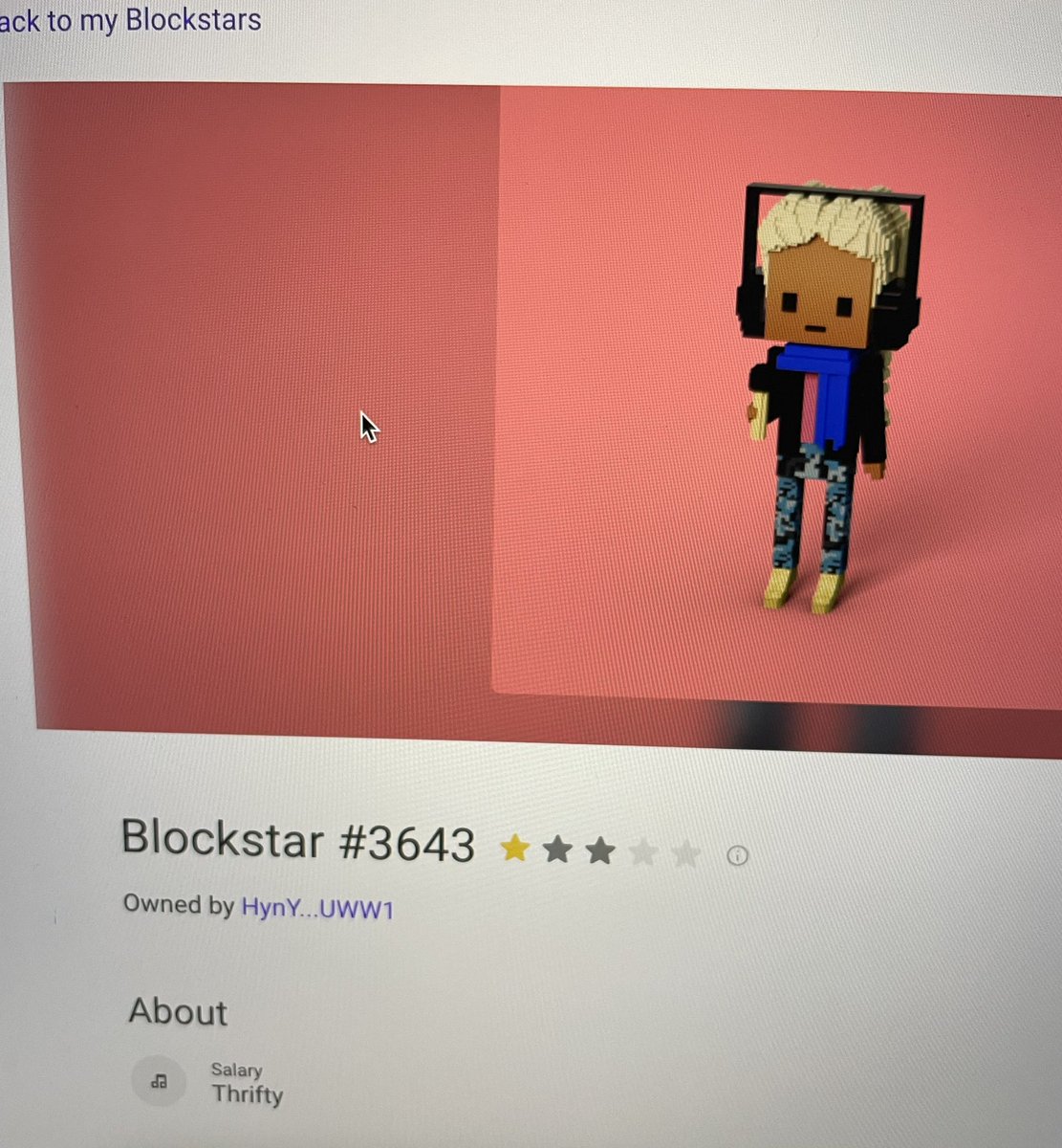 Alcucuzzo's tweet photo. Thrifty salary for this vocal talent @blockstarsgame 
#StarsNStats 
Much looking forward to our first concert 🎤 🎶 $roc n $rol https://t.co/MhaTZ29R2R